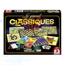 Boite de jeux grands classiques - multi jeux en famille - schmidt - 88211 - jeux de societe
