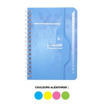 Carnet - Répertoire - 9x14 cm - Petits carreaux - 96 pages - Spirales - Clairefontaine