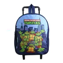 Sac à dos à roulettes 31 cm maternelle Tortues Ninja Bleu - BAGTROTTER