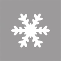 Perforatrice : Flocon neige, ø3,81cm, (1 1 / 2"), 1 pce.