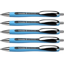 Lot de 5 stylos À Bille Slider Rave - Noir - Schneider