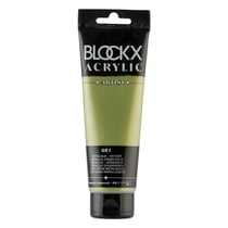 Peinture acrylique - Or vert - 051 - BLOCKX Artist - Qualité beaux-arts - Tube 120ml