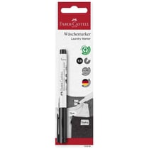 Lot de 5 marqueurs pour tissu - FABER-CASTELL - Noir