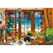 Puzzle 2D 1500 pièces - Observation d'oiseaux colorés - Educa