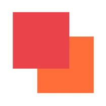 2 vinyles permanents 122 x 14 cm - orange, rouge