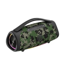 Enceinte Bluetooth Party Speaker 160W – Étanche IPX7, son ultra-puissant, autonomie 18h, design portable - Camo - Vert