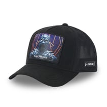 Casquette homme trucker en suedine finitions premium Marvel Panther - Capslab