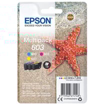 Cartouche d'encre Epson PACK ETOILE MER COULEURS PACK ETOILE MER 3CL