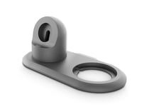 Avizar Socle de Chargement pour Apple Watch et iPhone 2 en 1 MagSafe en TPU Gris