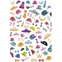 120 gommettes adhésives - Accessoires et déguisement