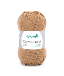 Fil à tricoter COTTON QUICK UNI - Gründl - PPSC - certifié Oeko-Tex 172 Marron
