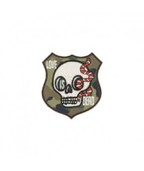 Ecussons Thermocollant Militaire 5 X 6 cm - Mediac Love Dead vert