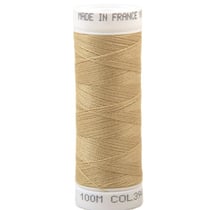 Fil à coudre polyester 100m made in France - beige etoure 394