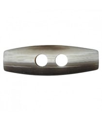 Bûchettes en polyester 2 trous 30 mm X1 - Prym Gris Moyen