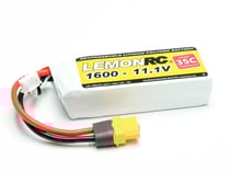 Batterie LiPo 3S LemonRC 1600mah - 11,1V (35C) XT60