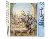 Peinture par Numéro Figured'Art - Joli bouquet - Kit de Loisir Créatif DIY Numéro d'Art Complet - 40x50cm sans châssis en bois