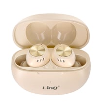 LinQ Écouteurs Sans fil Bluetooth Microphone Intégré Beige