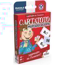 Cartatoto multiplications - france cartes - jeu de cartes - jeu educatif