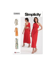 Patron Simplicity 9885 - Robe en maille taille n°FR 36-44