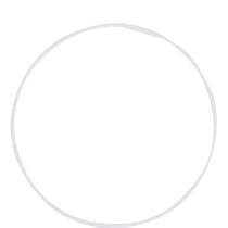 Graine Créative - Armature abat-jour cercle Ø 35 cm blanc