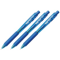 Le lot de 3 stylos bille rétractable PENTEL WOW BK440 - Bleu - Pointe 1 mm