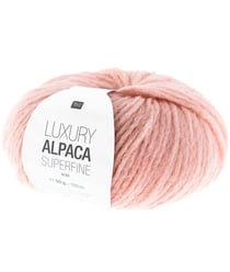 Fil de laine à tricoter LUXURY ALPACA Superfine Aran - Rico Design 12 Rose