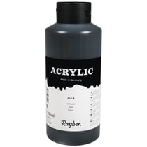 Acrylic, noir, Peint.acrylique d'artistes, flacon 75ml