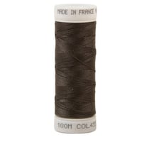 Fil à coudre polyester 100m made in France - marron 455