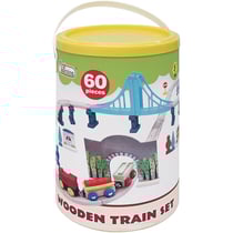 Baril Train En Bois 60 Pièces - Wdk Groupe Partner
