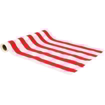 Chemin de Table en Tissu Mix&Match Rouge et Blanc