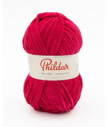 Fil chenille à tricoter PHIL CHERI - Phildar Rose (Bengale)
