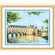 LUC - Kit Point Compté Le Château de Chenonceau 38x45 cm