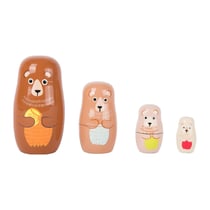 Poupees russes Famille d ours - Smallfoot - Orange