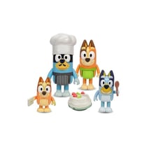 Bluey - Pack 4 figurines Bluey Lets Play Chef Pavlova - Moose Toys