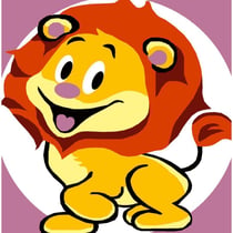 LUC - Kit canevas Soudan Lion 20x20cm
