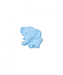 Carte de 3 boutons Eléphant à queue 19mm - Prym Bleu (BLEU CLAIR)