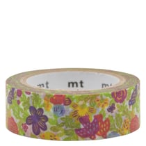 Masking tape - SOUSOU - Oiseaux multicolors - 7 m x 15mm