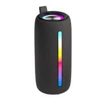 Akashi Enceinte Bluetooth 5.3 Extra Bass 20W avec LED Multicolore Autonomie 8h Noir