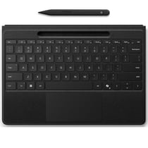 Clavier pour tablette Microsoft - Surface Pro Flex Keyboard + Stylet Surface Slim Pen 2 - Alcantara - Noir