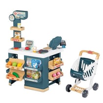 Supermarché Smoby - Marchande avec fonctions de jeu et 42 accessoires - Smoby