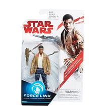 Figurine star wars force link 2.0 : finn 9.5 cm - resistance fighter - hasbro - c1505