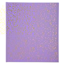 Livre d'or 140 pages tranche or Plum' - Violet - Exacompta