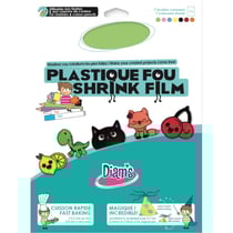 Plastique Fou Assortiment de couleurs 7 feuilles