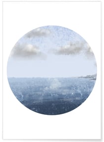Affiche Peinture Mer | A3 : 29,7x42cm