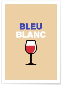 Affiche Bleu Blanc Rouge 2 | A3 : 29,7x42cm