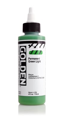 Encre Acrylic High Flow Golden IV 119ml Vert clair Permanent