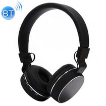Casque Audio Sans Fil Bluetooth Pliable Avec Radio FM Et Appels Mains Libres Noir YONIS