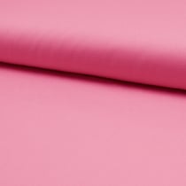 Tissu Popeline de coton unie Rose