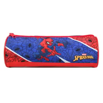 Trousse scolaire ronde Spiderman Bleu - BAGTROTTER