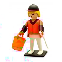 figurine resine Le cavalier de concours - Vintage collection